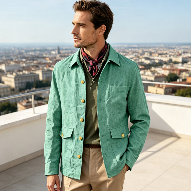 Vintage Men's Linen Jacket Lap - Men'S Vintage Formal Wear 评论和价格
